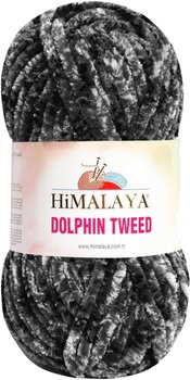 Pređa za pletenje Himalaya Dolphin Tweed 92015 Black Pređa za pletenje - 1
