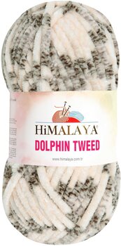 Pređa za pletenje Himalaya Dolphin Tweed 92002 Light Yellow Pređa za pletenje - 1