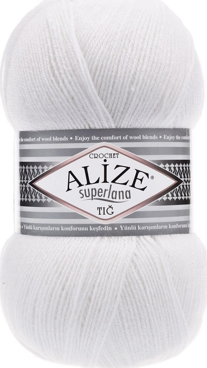 Pređa za pletenje Alize Superlana Tig 55 Pređa za pletenje