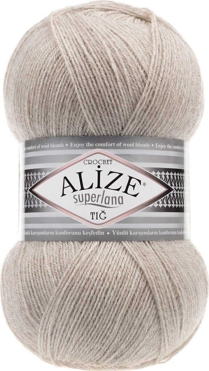 Fil à tricoter Alize Superlana Tig 152 Fil à tricoter