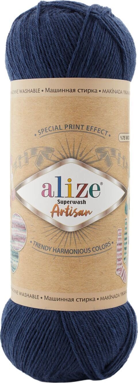 Kötőfonal Alize Superwash Artisan 958 Kötőfonal