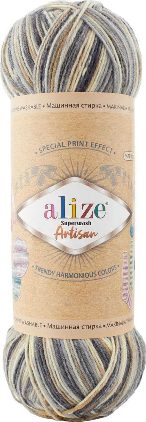 Pređa za pletenje Alize Superwash Artisan 9005 Pređa za pletenje