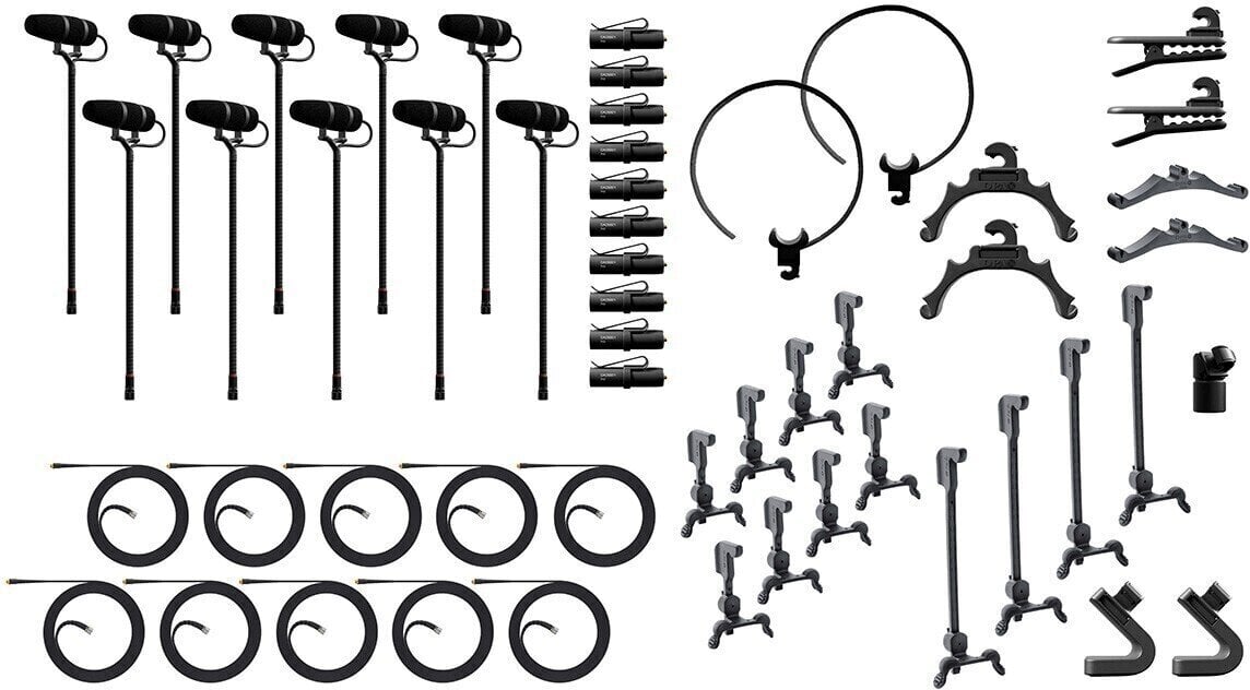 Microfon cu condensator pentru instrumente DPA d:vote Core+ 4099 Classic Touring Kit 10C Microfon cu condensator pentru instrumente