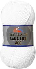 Fire de tricotat Himalaya Lana Lüx 400 22001 White Fire de tricotat
