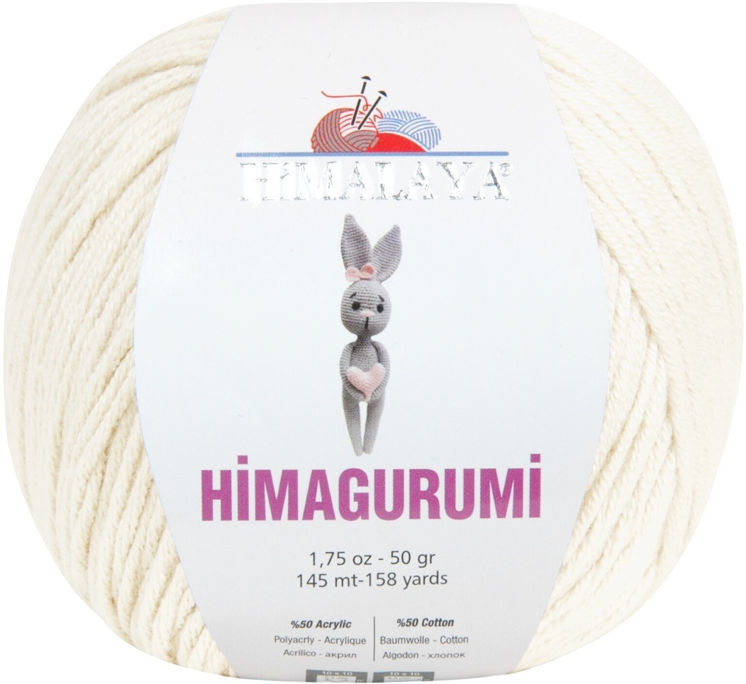 Pletací příze Himalaya Himagurumi 30104 Soft Cream Pletací příze