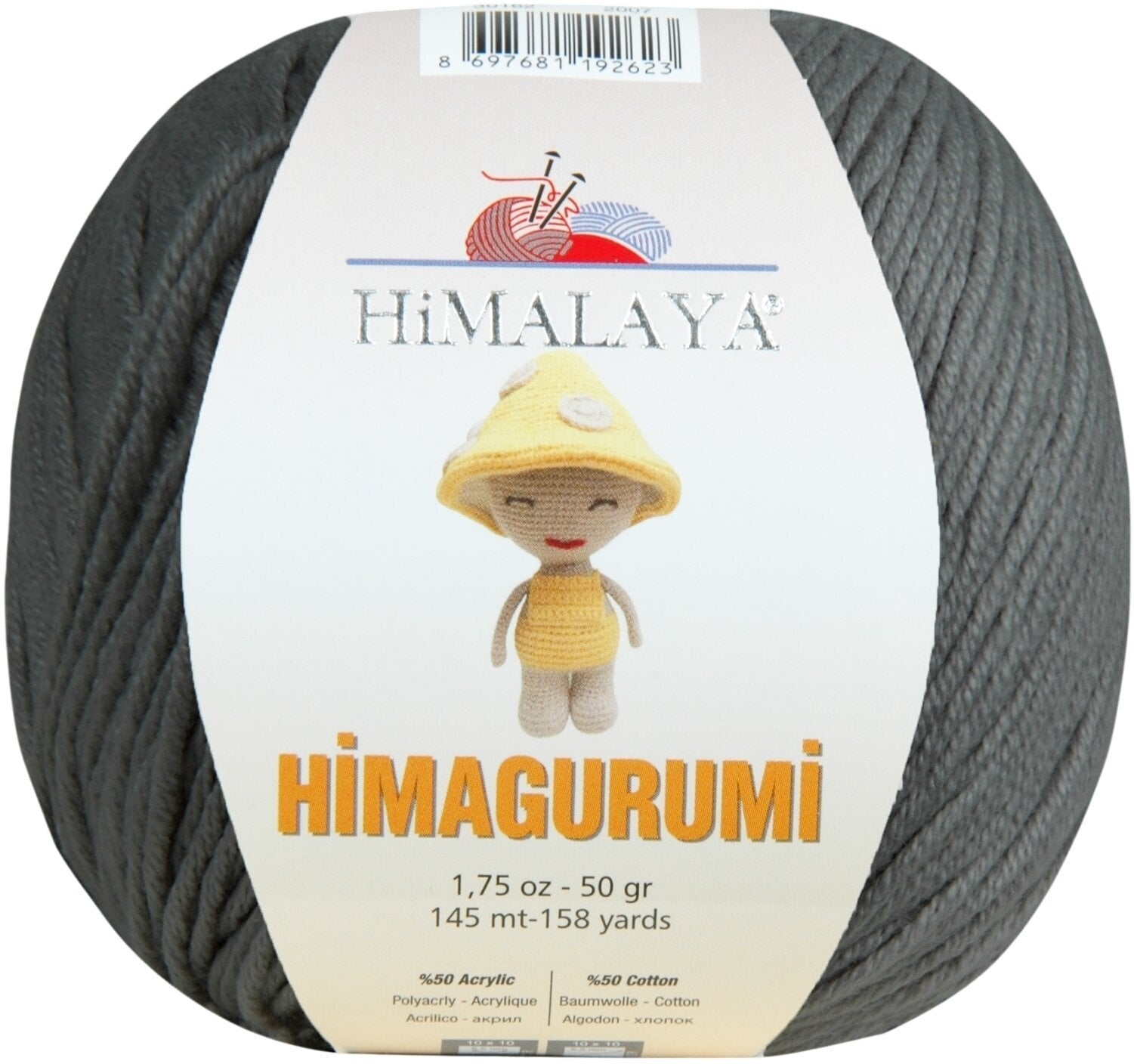 Strickgarn Himalaya Himagurumi 30178 Night Grey Strickgarn
