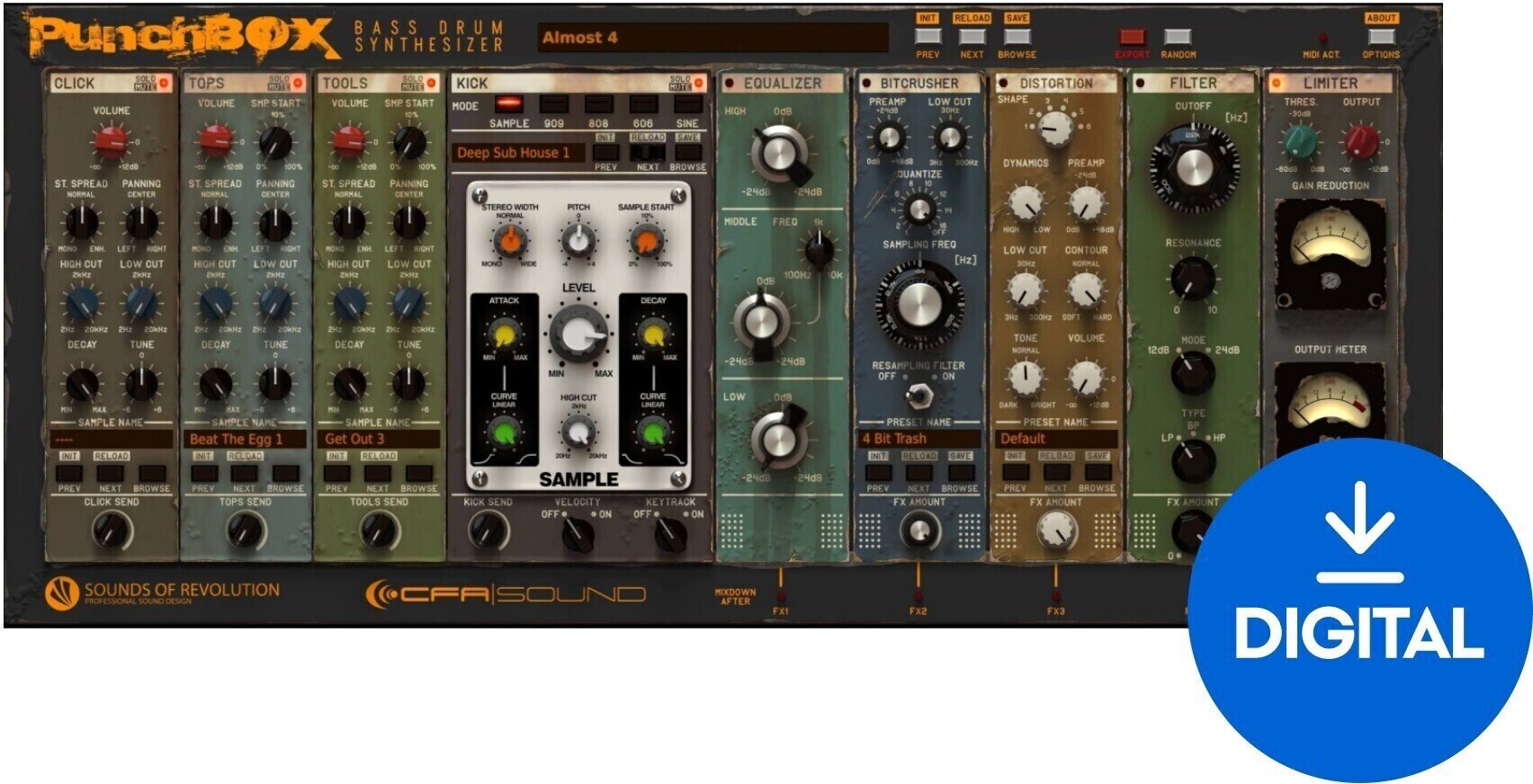 VST Instrument D16 Group PunchBox (Digitalni proizvod)