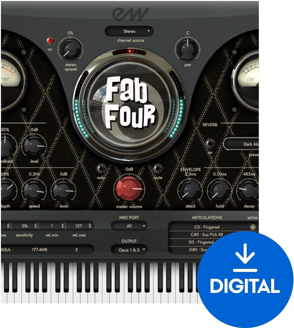 VST Instrument EastWest Sounds FAB FOUR (Produkt cyfrowy)
