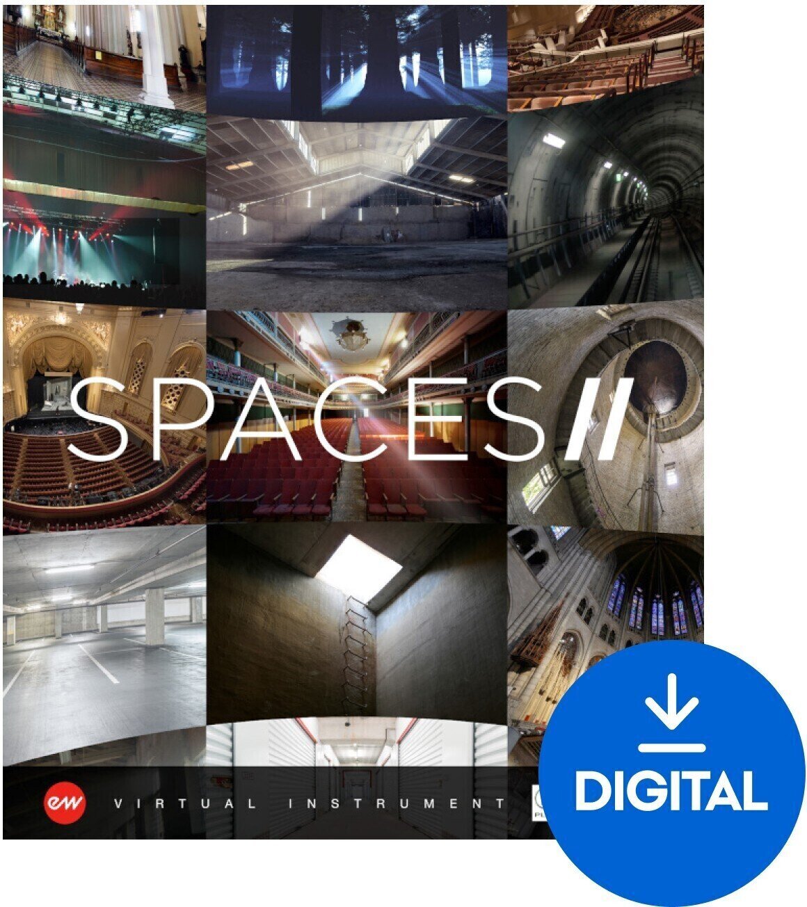Studio-Effekt-Plugin EastWest Sounds SPACES II (Digitales Produkt)
