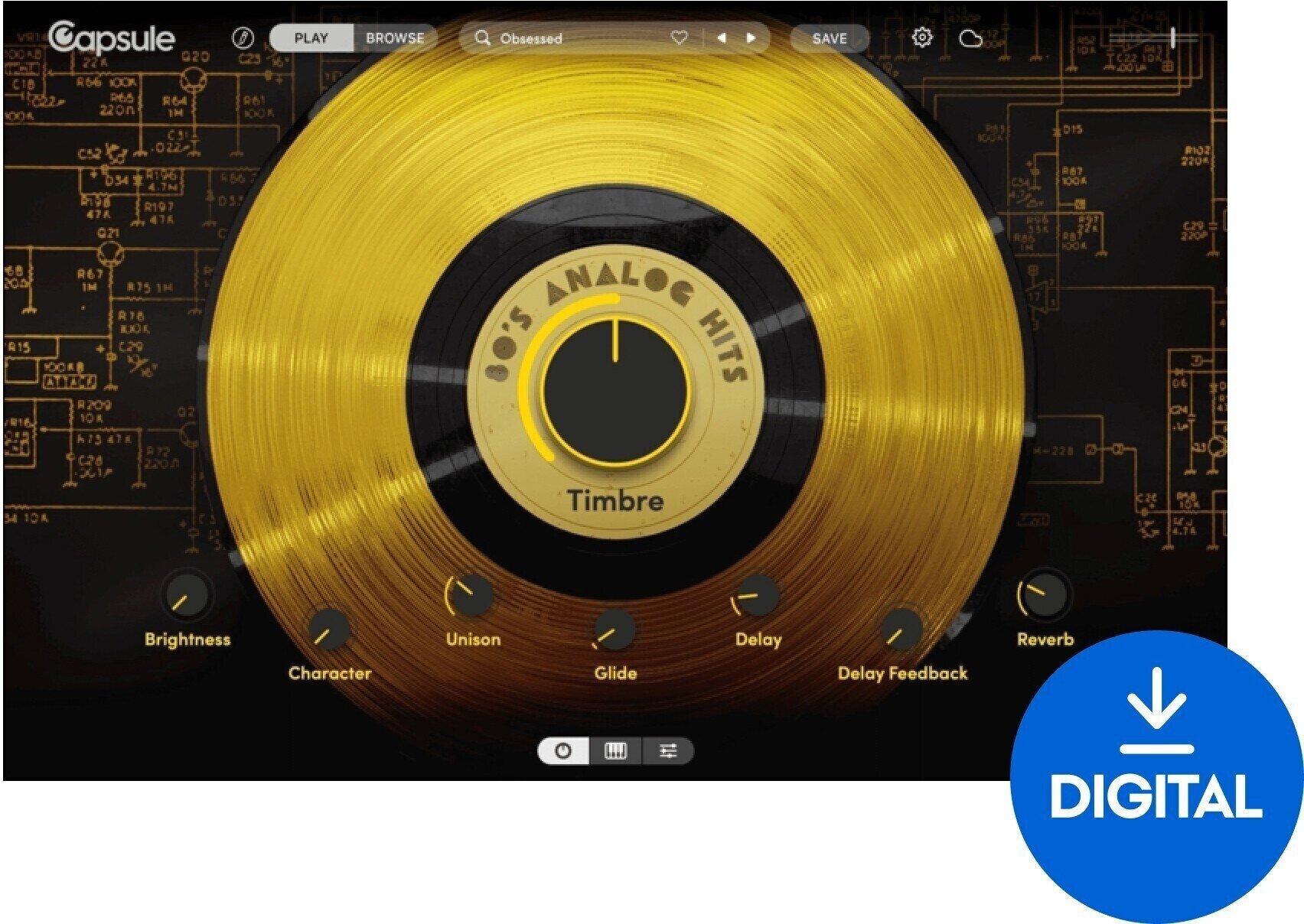 VST Instrument Capsule Audio 80s Analog Hits (Digital product)