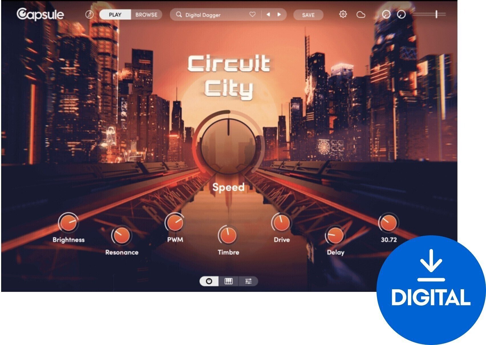 VST Instrument Capsule Audio Circuit City (Digitalt produkt)