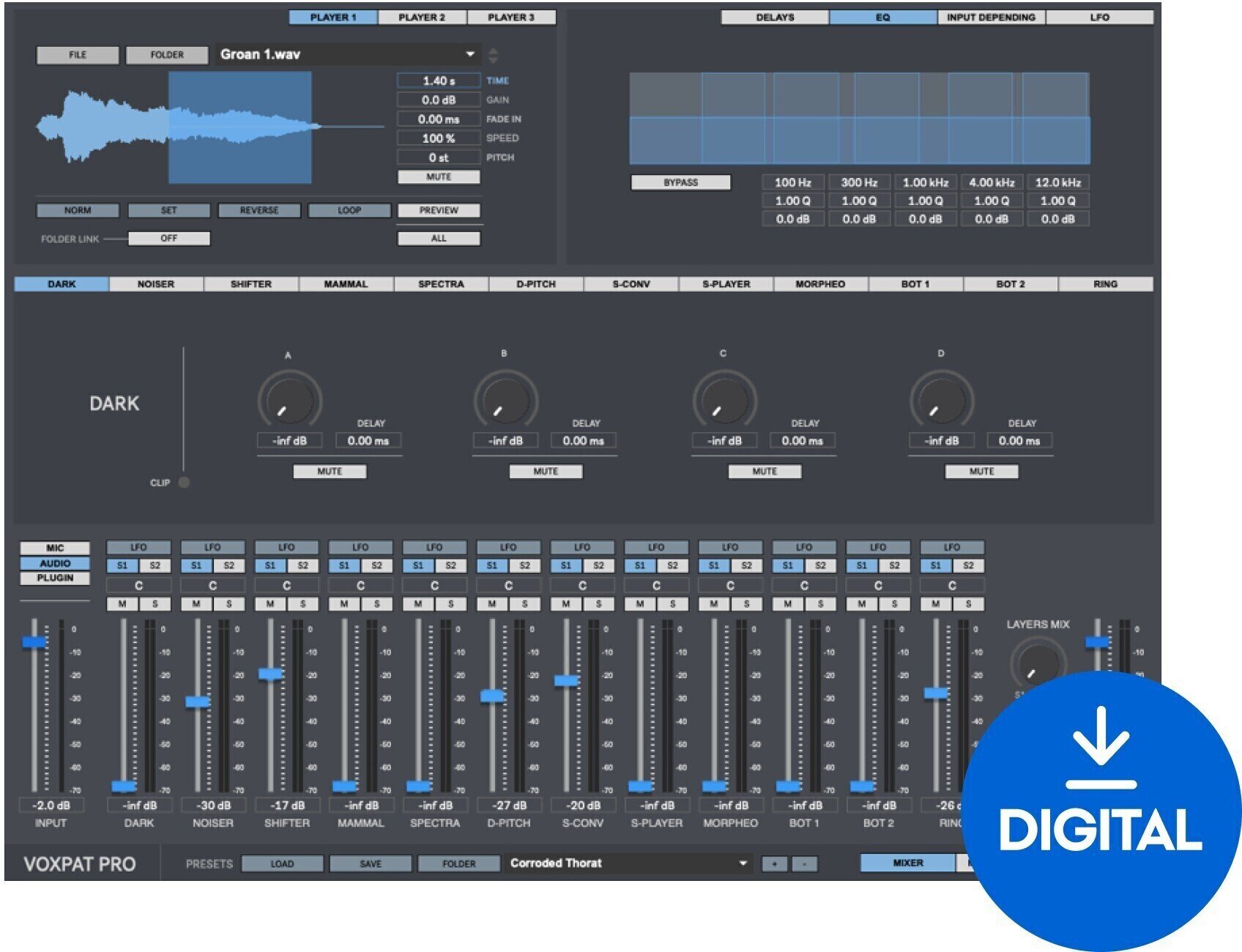 Sample/Sound Library Digital Brain Instruments Voxpat Pro (Digital product)