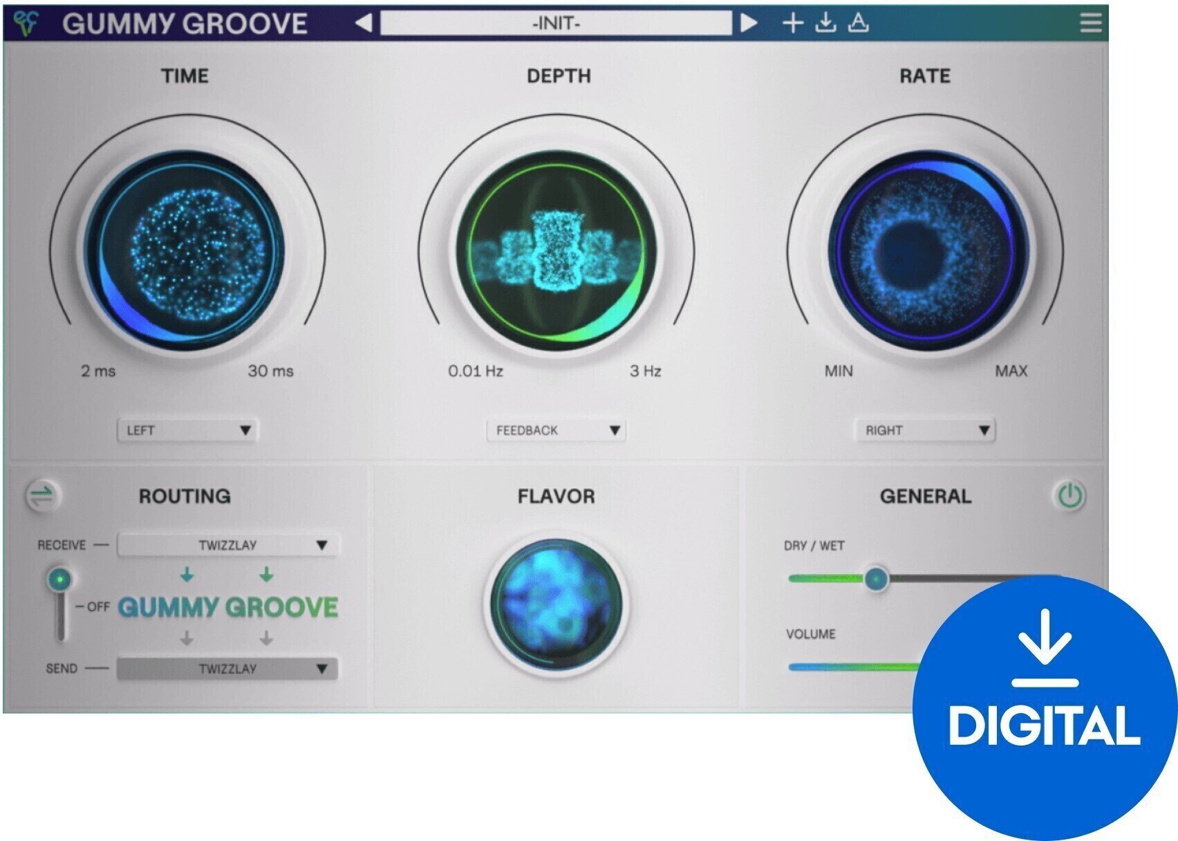 Studijski software plug-in efekt Ear Candy Gummy Groove (Digitalni izdelek)