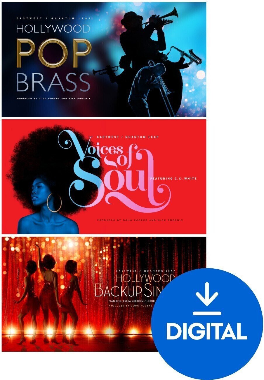 Библиотека със звукови ефекти EastWest Sounds Pop Production Bundle (Дигитален продукт)