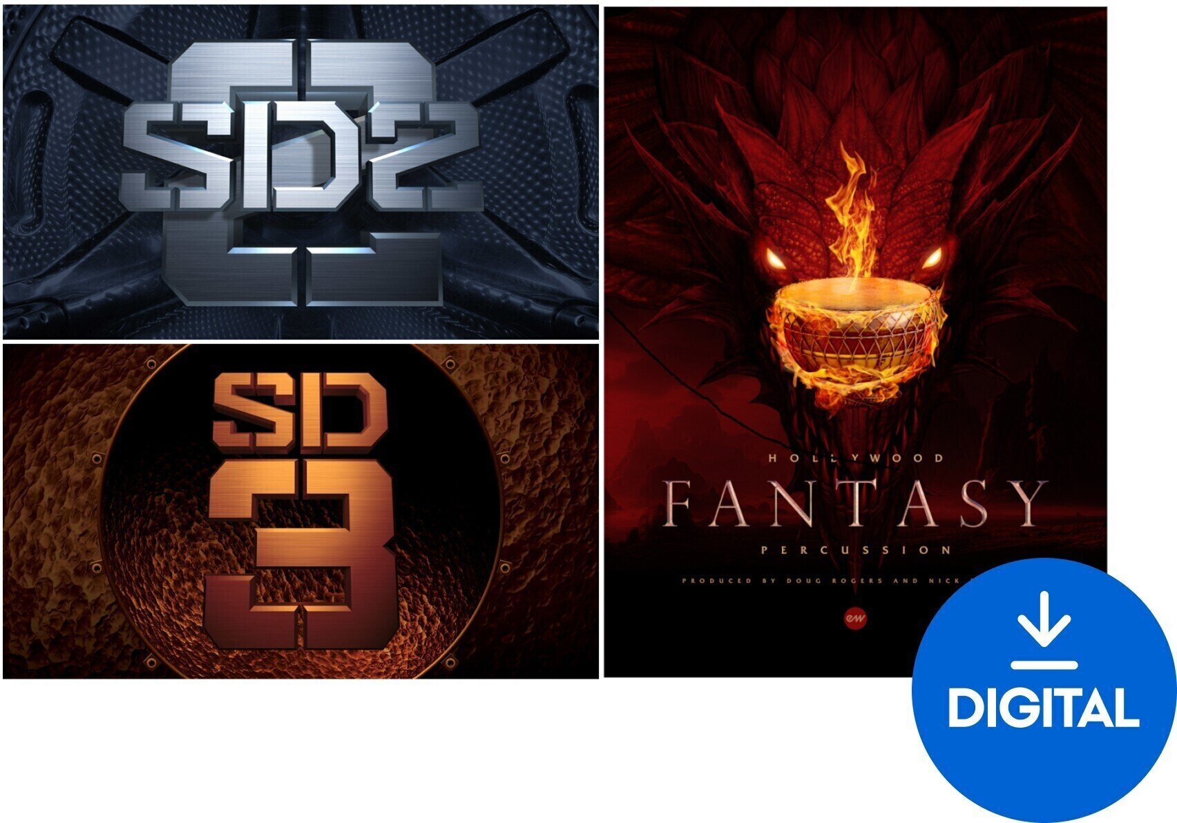 Zvuková knihovna pro sampler EastWest Sounds Cinematic Percussion Bundle (Digitální produkt)