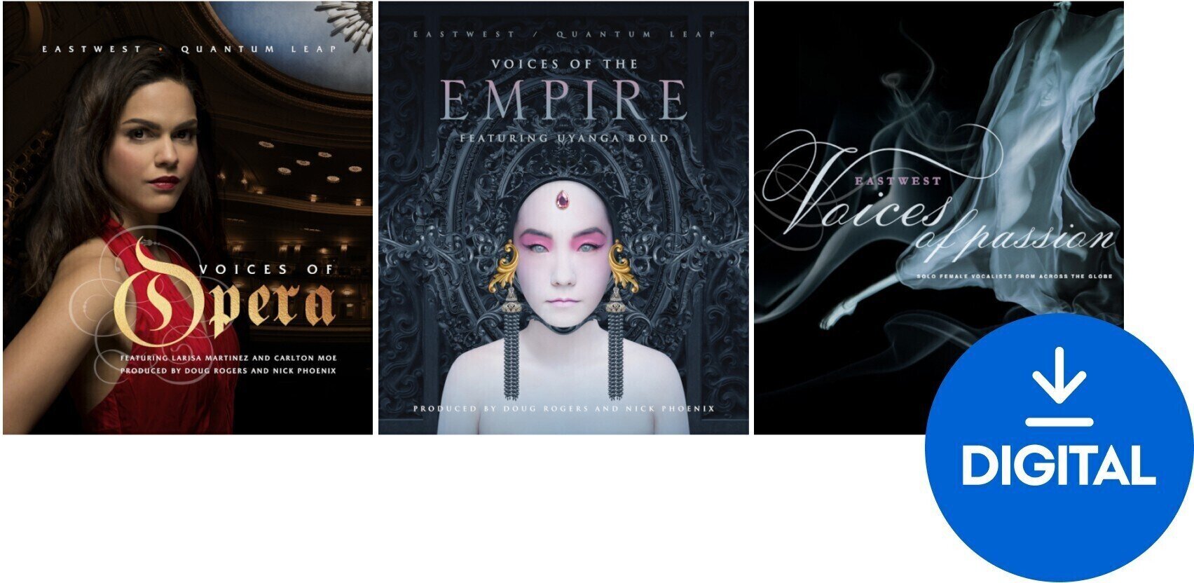 Zvuková knižnica pre sampler EastWest Sounds Cinematic Voices Bundle (Digitálny produkt)