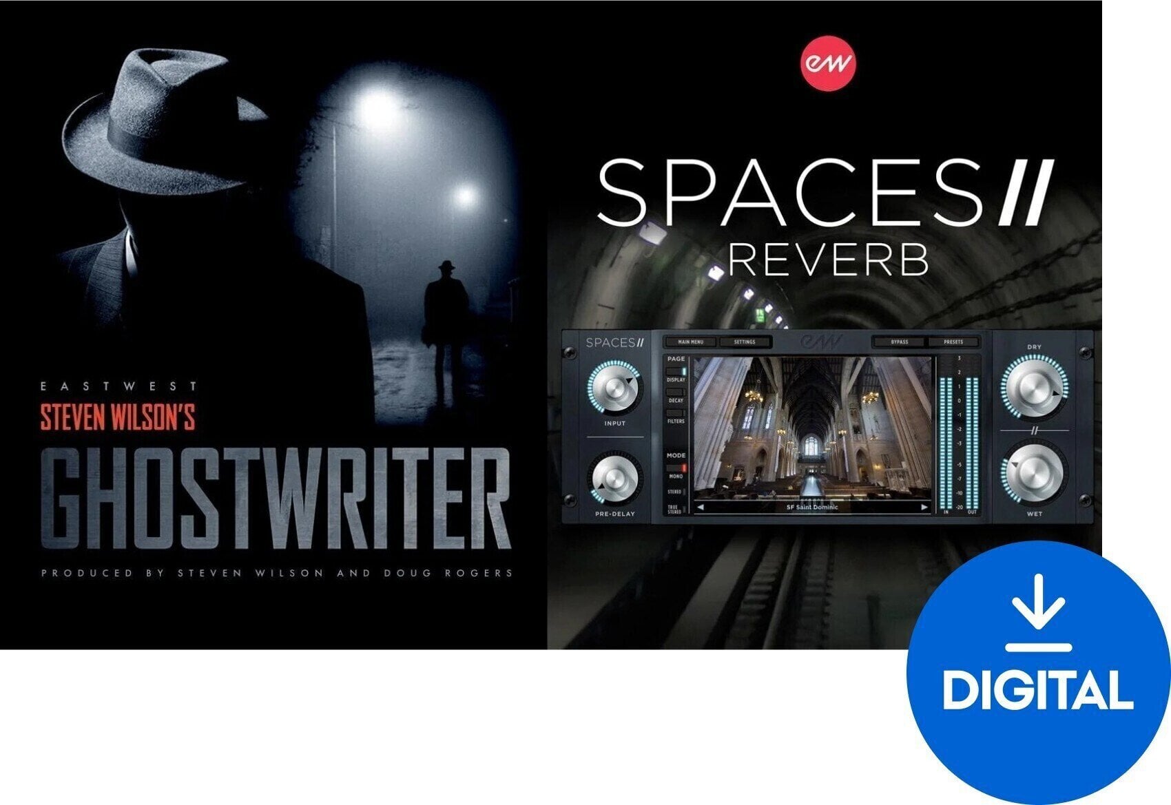 VST instrumentas EastWest Sounds GHOSTWRITER AND SPACES II BUNDLE