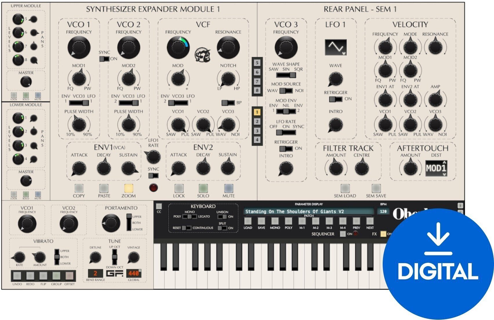 VST Instrument GForce OB-E v2 (Digitales Produkt)