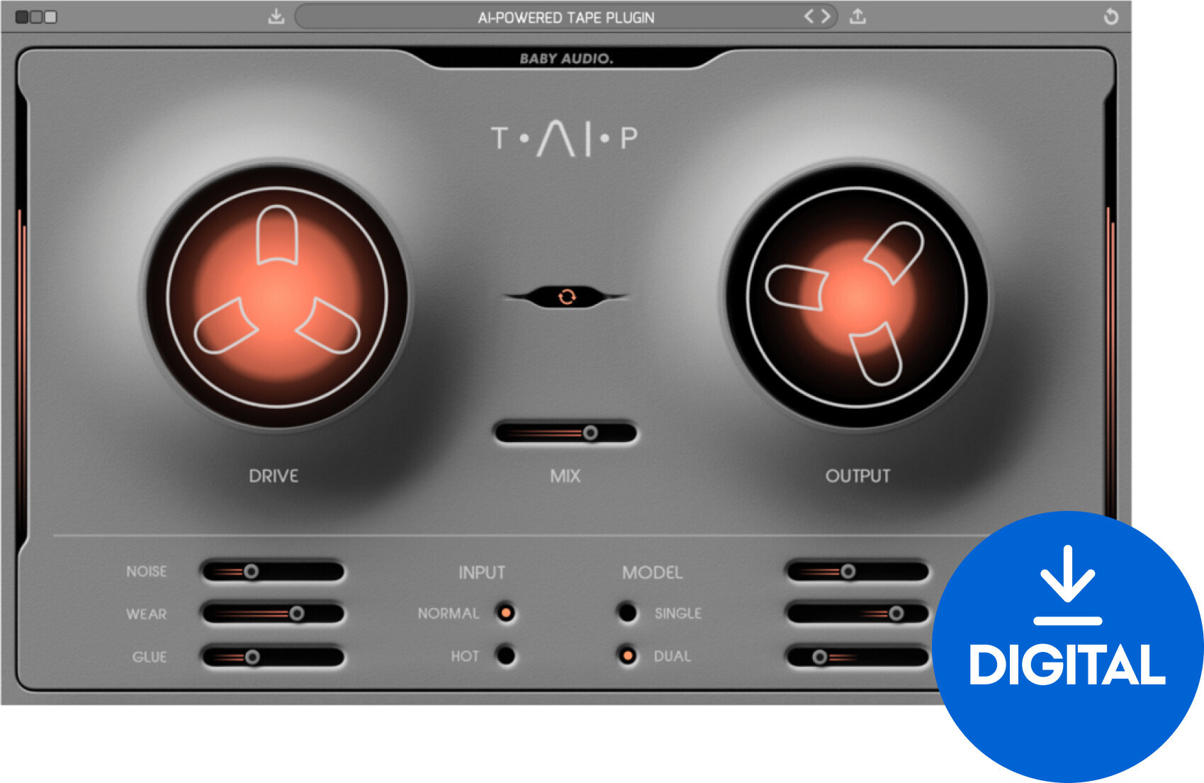 Procesador de efectos de complemento de software Baby Audio TAIP (Producto digital)