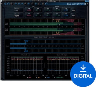 Studio-Effekt-Plugin Blue Cat Audio DP Meter Pro (Digitales Produkt) - 1