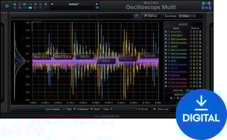 Studijski software plug-in efekt Blue Cat Audio OsciloscopeMulti (Digitalni izdelek)