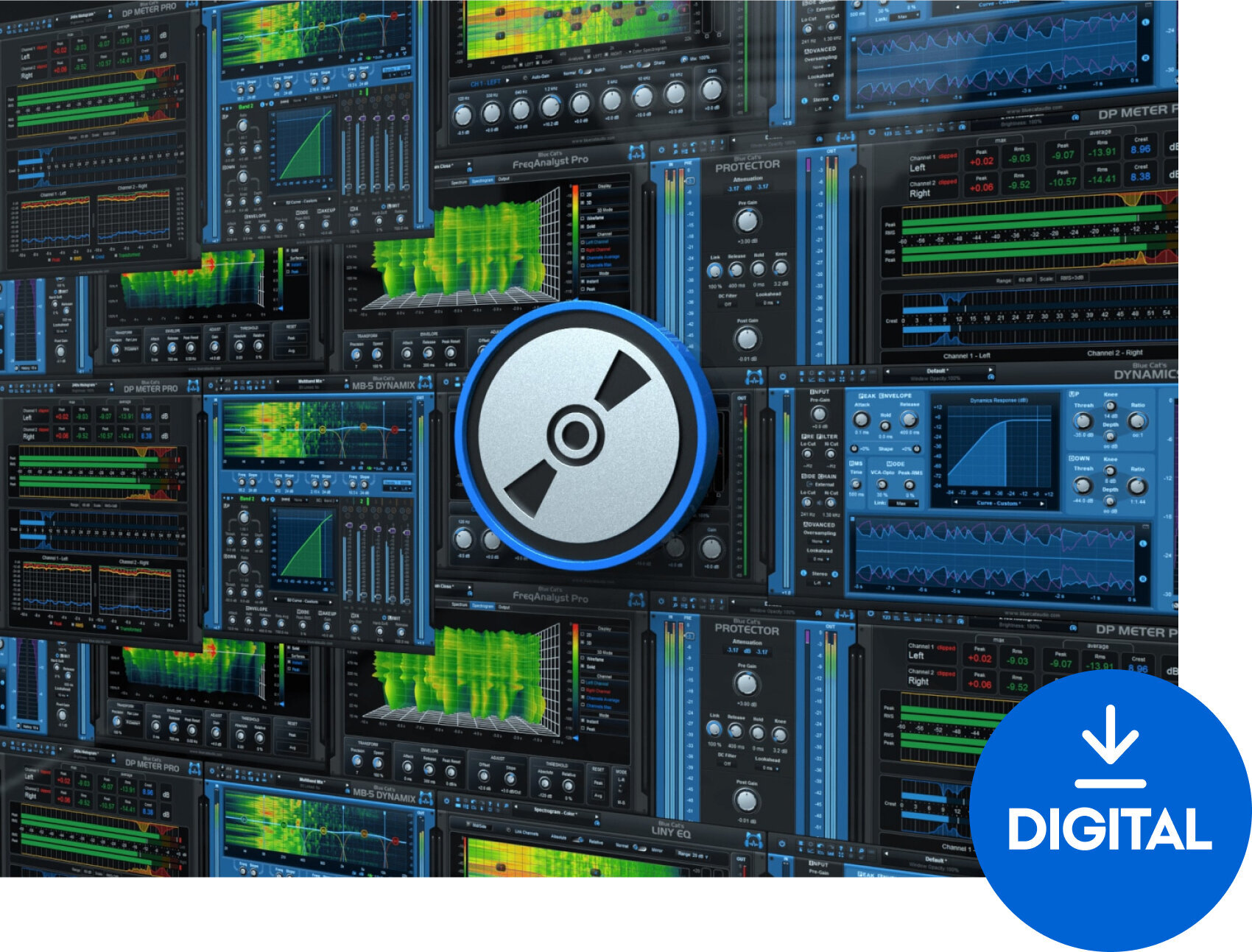 Štúdiový softwarový Plug-In efekt Blue Cat Audio Master Pack (Digitálny produkt)