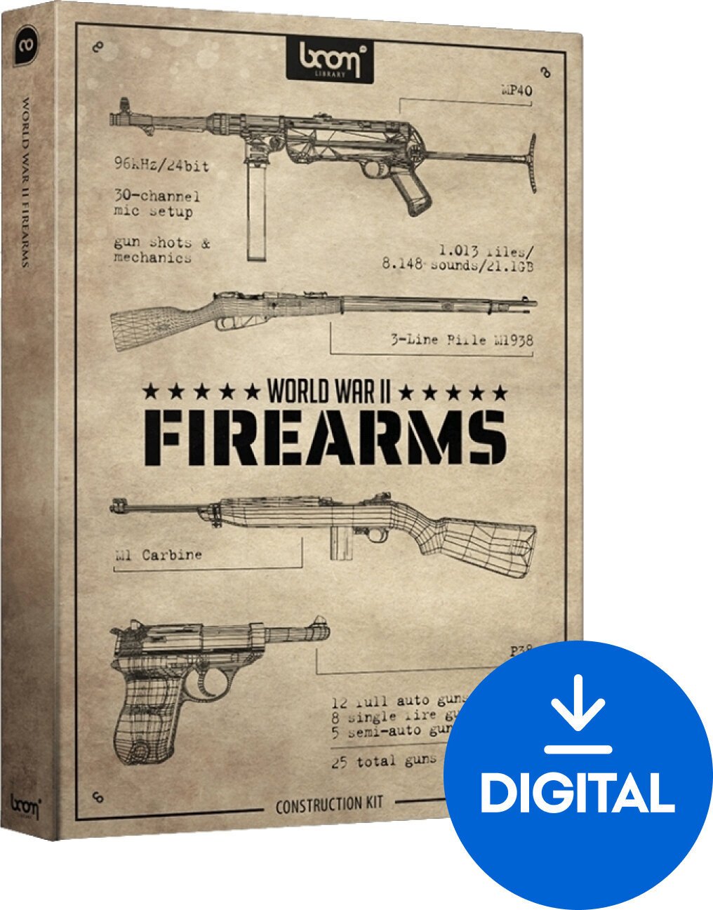 BOOM Library Boom World War II Firearms CK (Digitálny produkt)