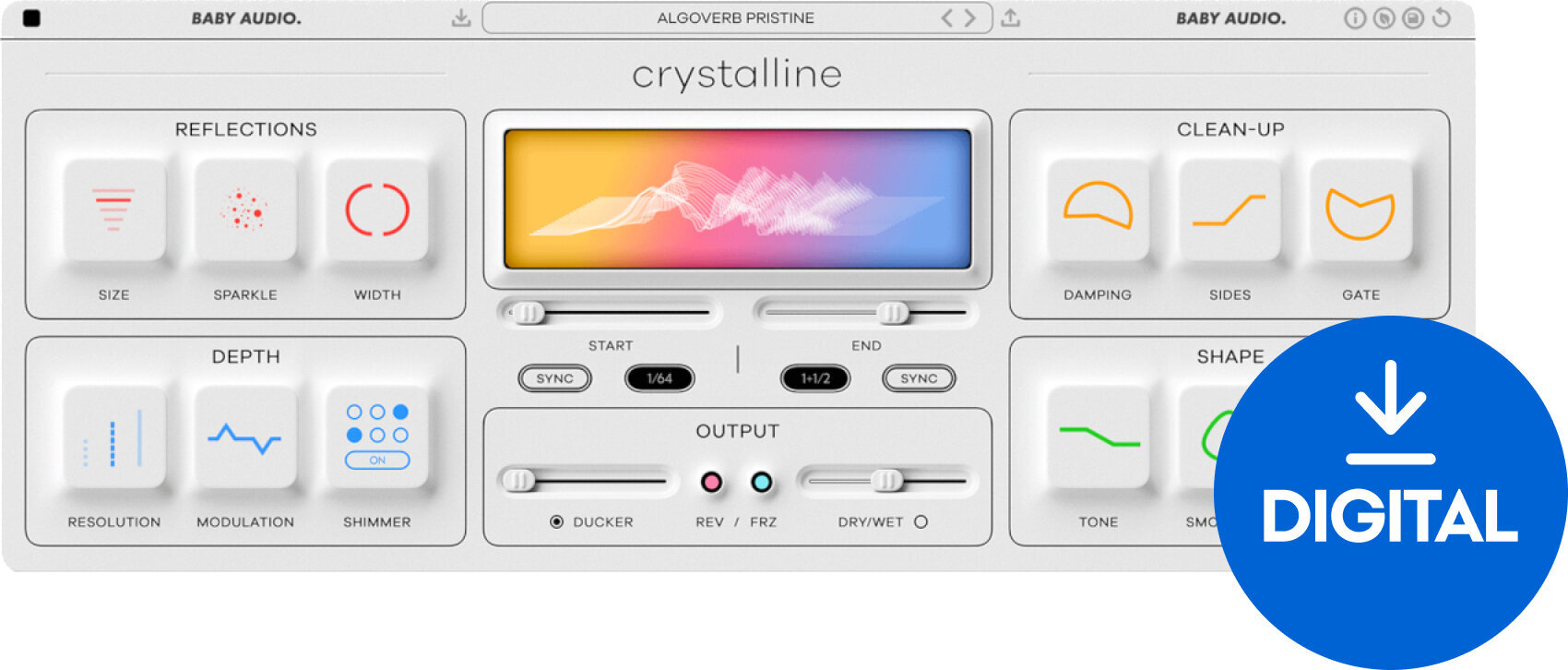 Oprogramowanie studyjne Plug-In efekt Baby Audio Crystalline (Produkt cyfrowy)