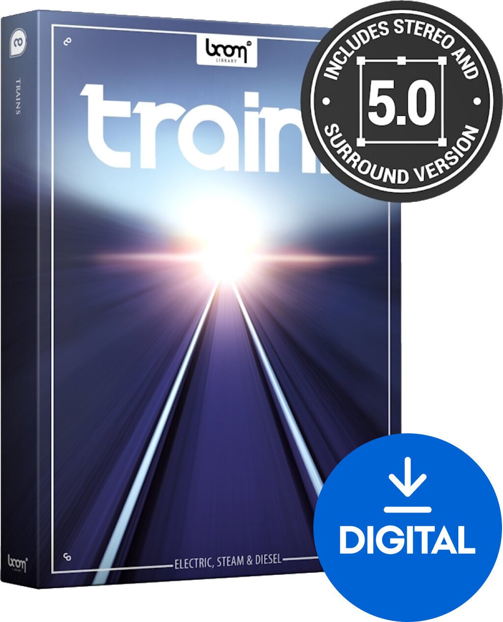 BOOM Library Trains Stereo Amp Surround (Digitálny produkt)
