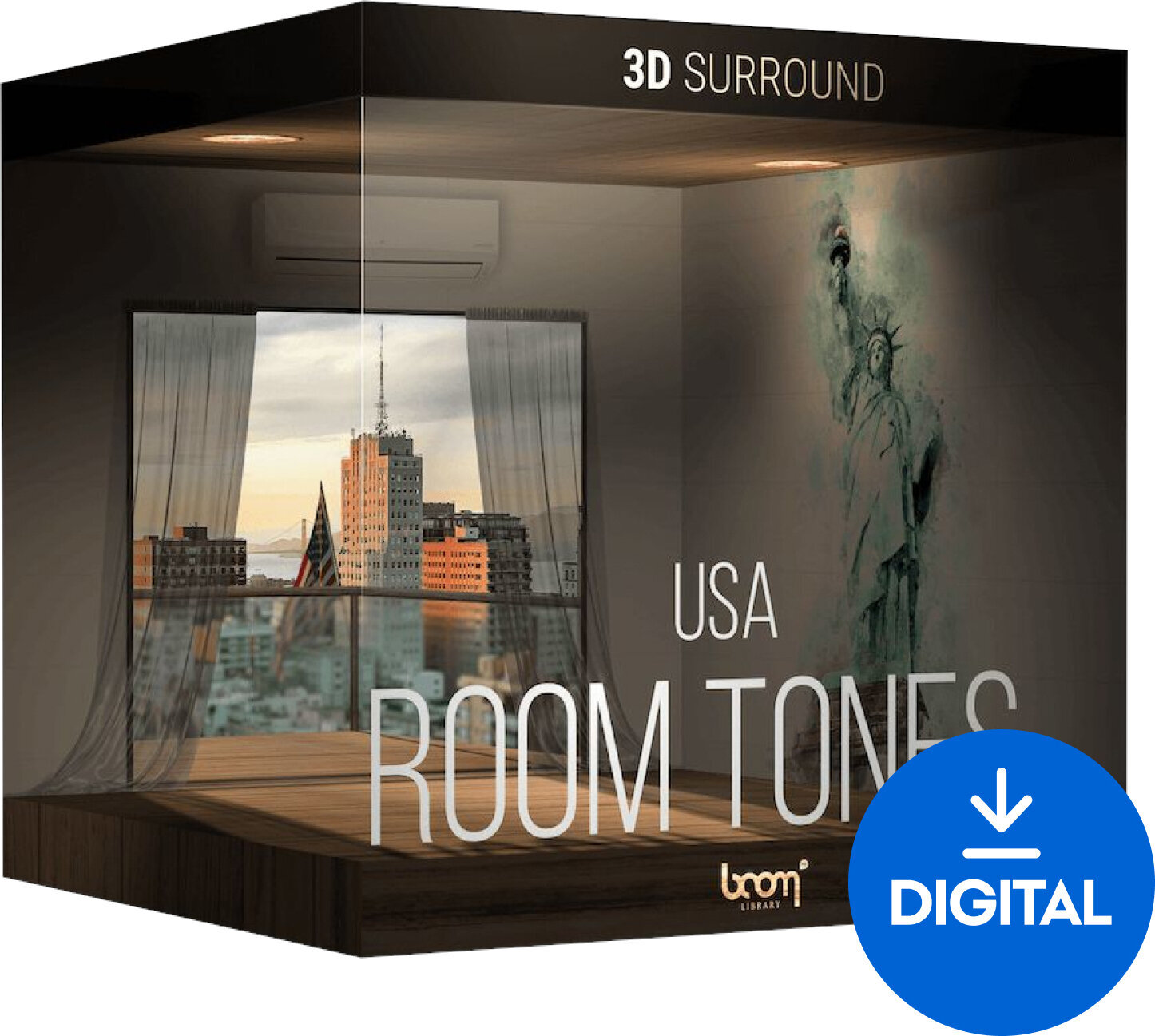 BOOM Library Room Tones USA 3D Surround (Digitálny produkt)