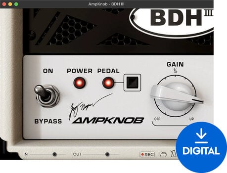 Studijski software plug-in efekt Bogren Digital Ampknob BDH III (Digitalni izdelek) - 1
