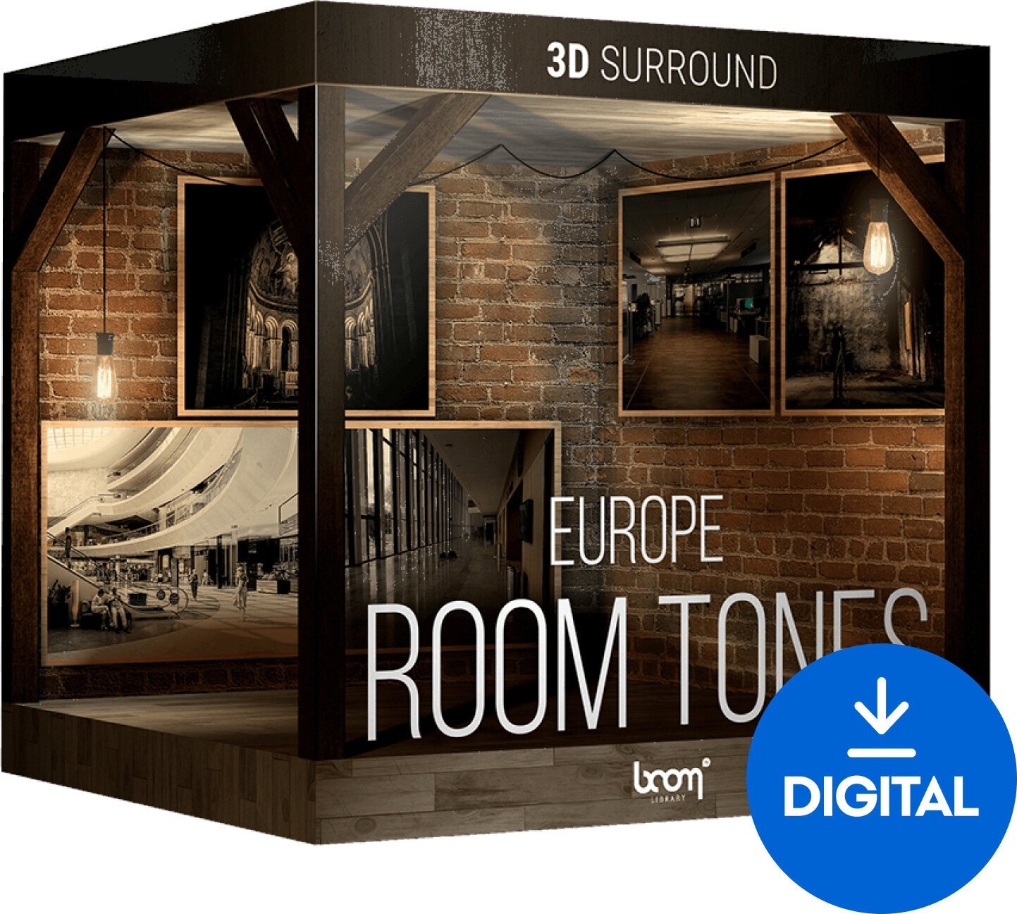 BOOM Library Room Tones Europe 3D Surround (Digitálny produkt)