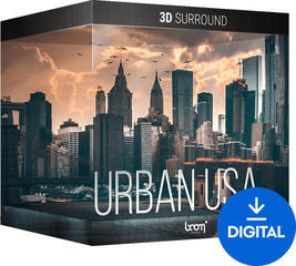 Библиотека със звукови ефекти BOOM Library Urban USA 3D Surround (Дигитален продукт)