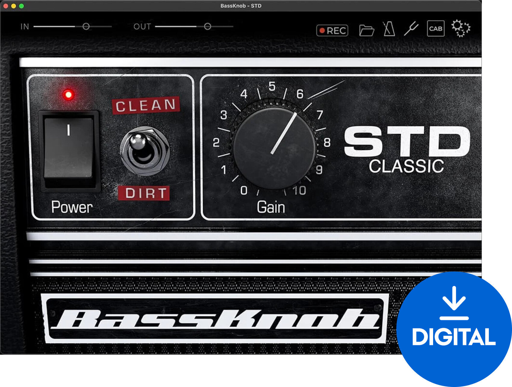 Studijski software plug-in efekt Bogren Digital Bassknob STD (Digitalni izdelek)