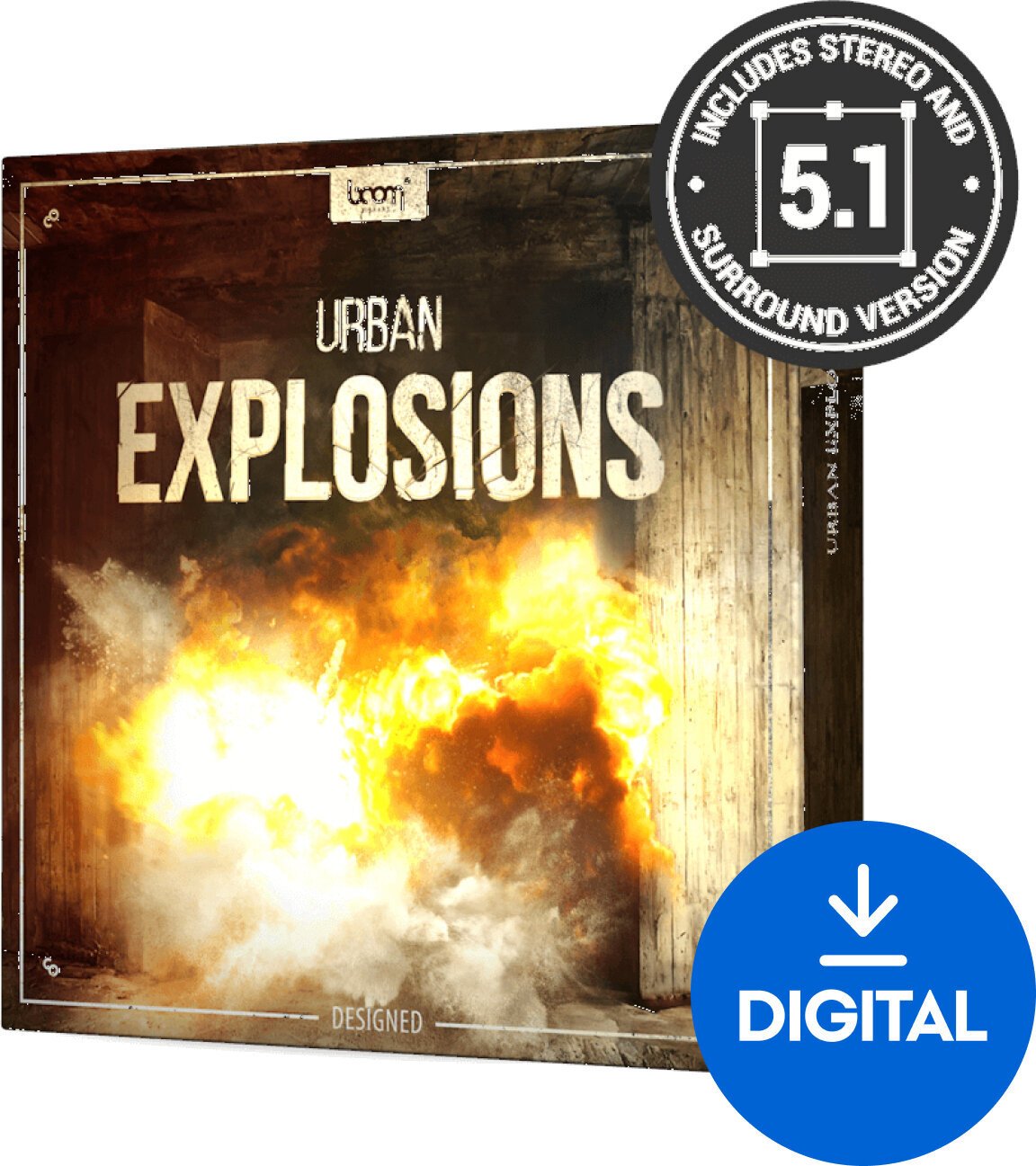 BOOM Library Urban Explosions Designed (Digitálny produkt)
