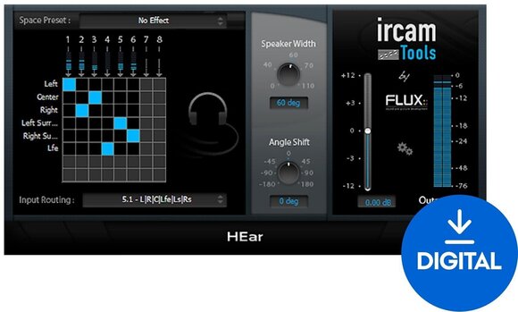 Studijski software plug-in efekt Flux Ircam HEar (Digitalni izdelek) - 1
