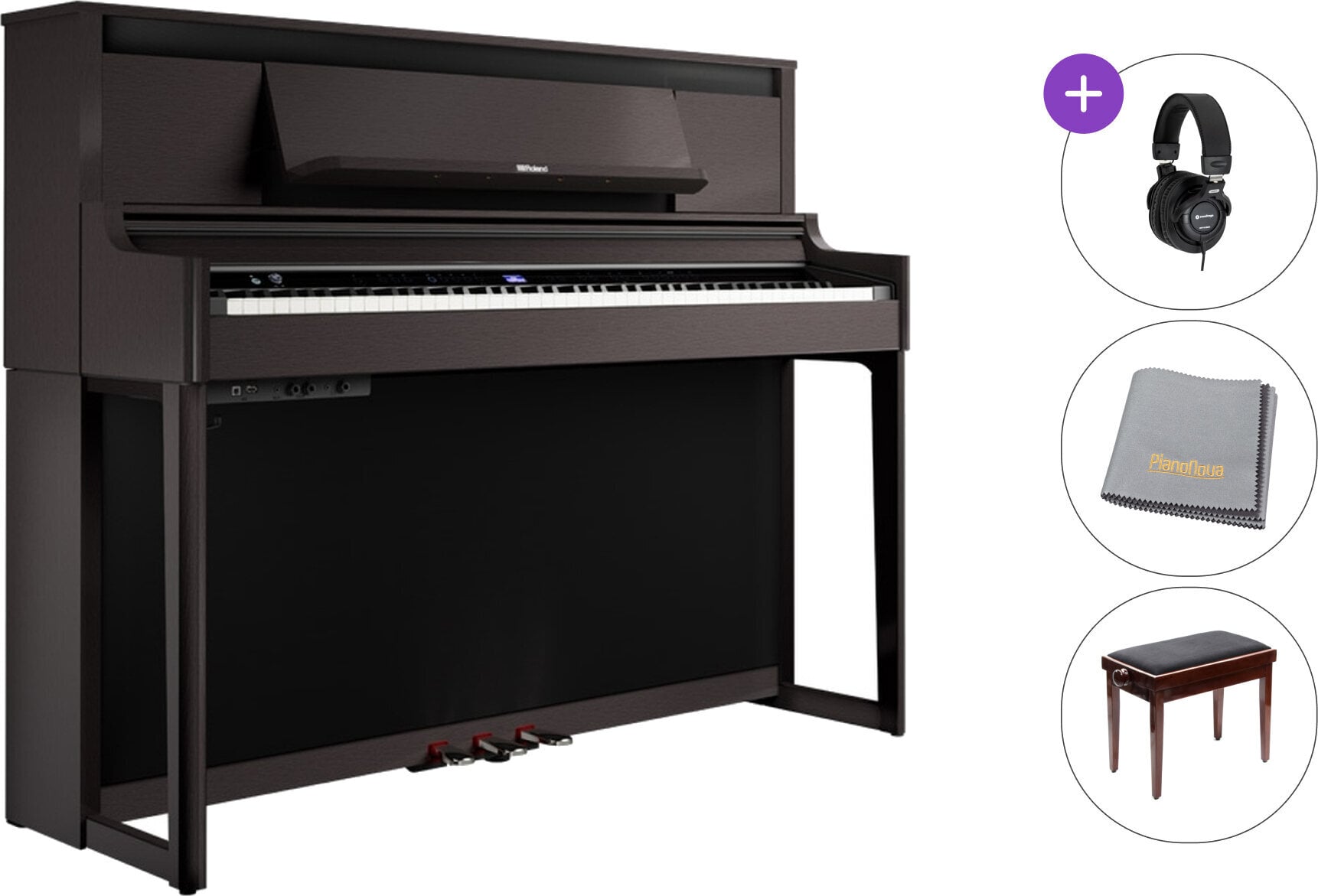 Digital Piano Roland LX-6 SET Dark Rosewood Digital Piano