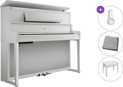 Digitális zongora Roland LX-9 SET White Digitális zongora - 1
