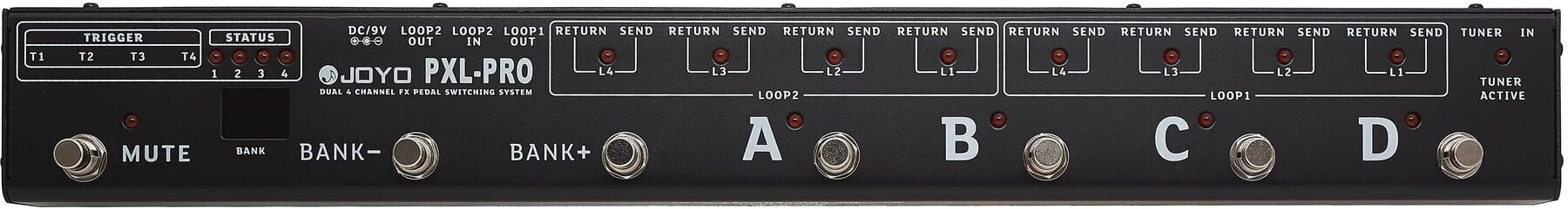 Footswitch Joyo PXL-PRO Black Footswitch