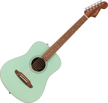 Akustická kytara Fender California Standard Redondo Mini Surf Green Akustická kytara - 1