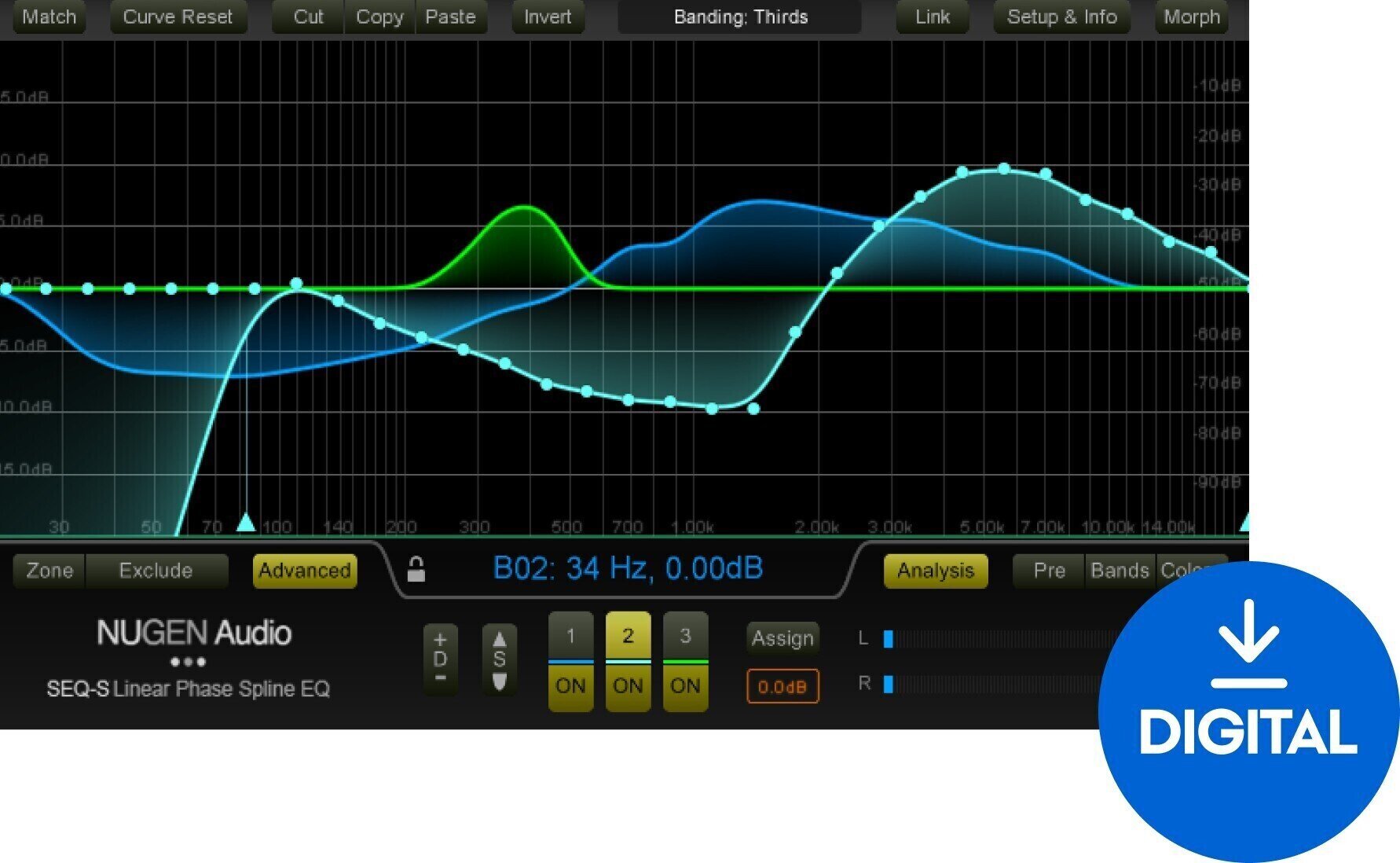Software de studio Plug-In Efect Nugen Audio SEQ-S (Produs digital)