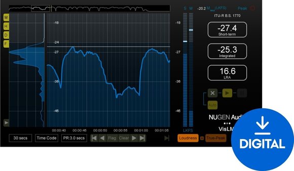 Studio software plug-in effect Nugen Audio VisLM 2 (Digitaal product) - 1