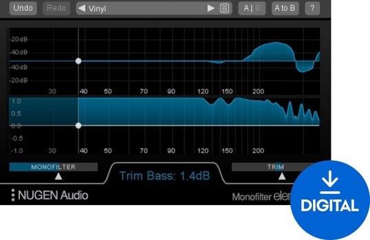 Studijski software plug-in efekt Nugen Audio Monofilter Elements (Digitalni izdelek) - 1