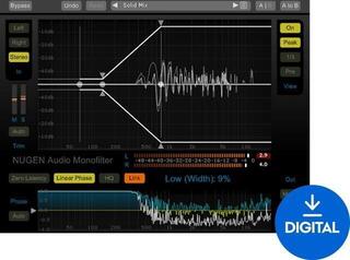 Studijski software plug-in efekt Nugen Audio Monofilter (Digitalni izdelek)