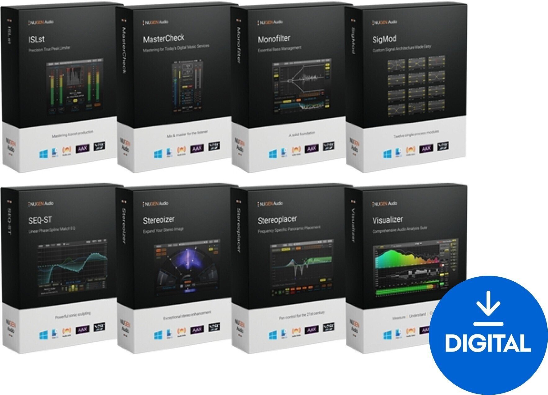 Studio-Effekt-Plugin Nugen Audio Producer Bundle (Digitales Produkt)