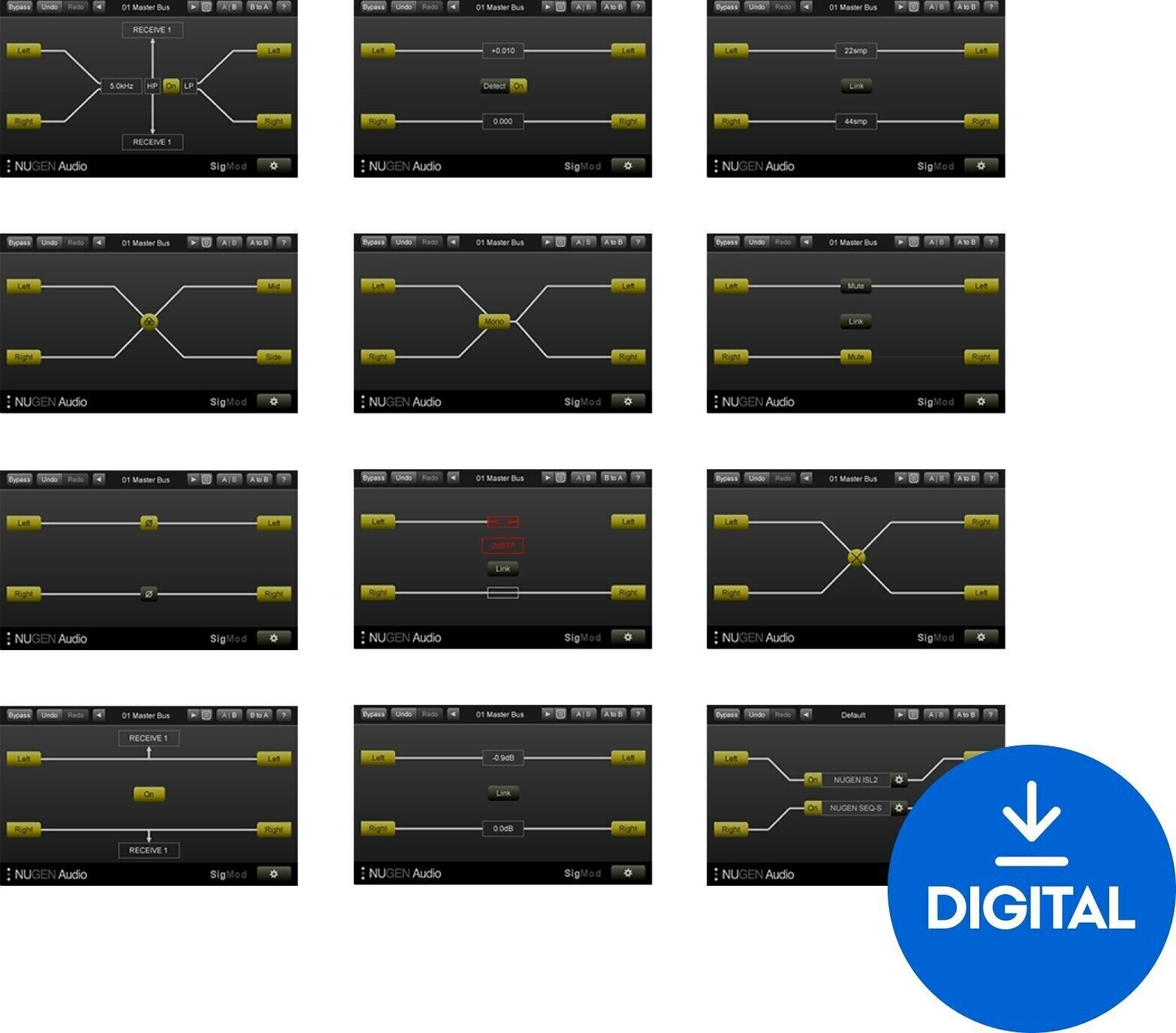 Студио софтуер Plug-In ефект Nugen Audio SigMod (Дигитален продукт)