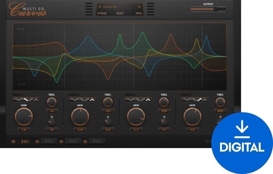 Studijski software plug-in efekt New Nation Curves - Multi EQ (Digitalni izdelek) - 1