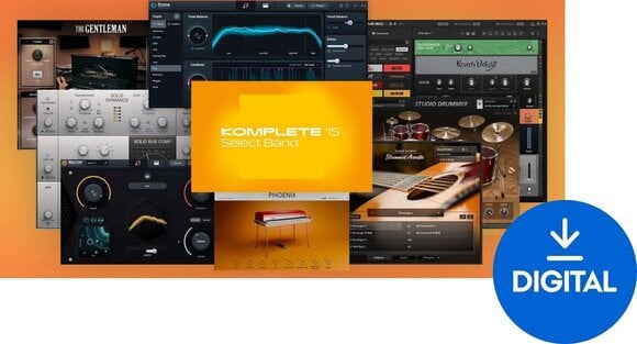 Plugins d'effets Native Instruments Komplete 15 Select Band (Produit numérique) - 1