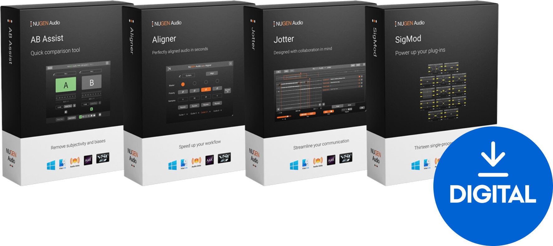 Programinės įrangos papildinio efektų procesorius Nugen Audio NUtility Toolkit