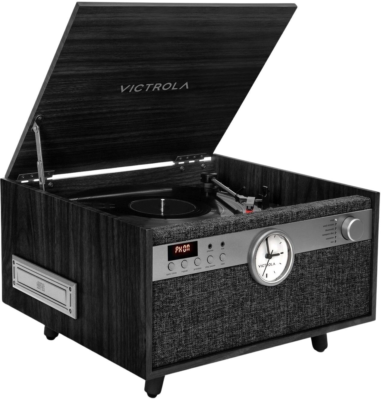 обръщател Victrola VTA-830SB-BLK-INT Black обръщател